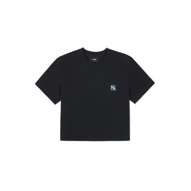 MLB [WMS] Basic Luxleisure Slim Crop T Shrts New York Yankees T-Shirts | IB62-X1AR