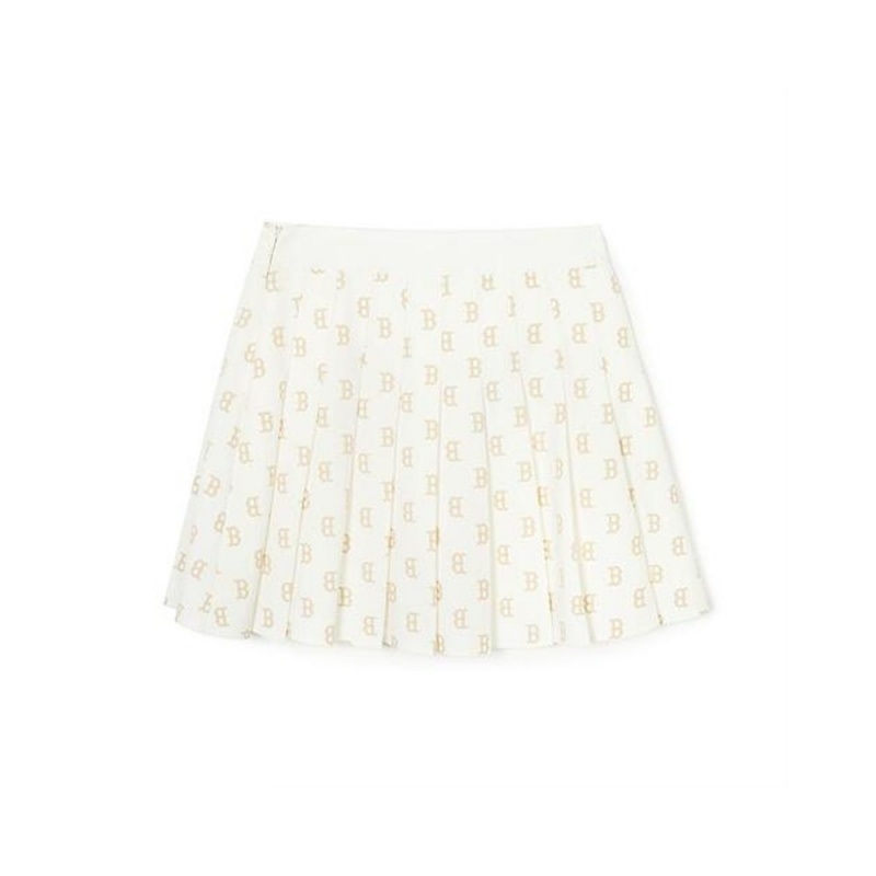 MLB [WMS] Classic MONOGRAM Print Skirt BOSTON REDSOX Skirts | PA51-B2MP