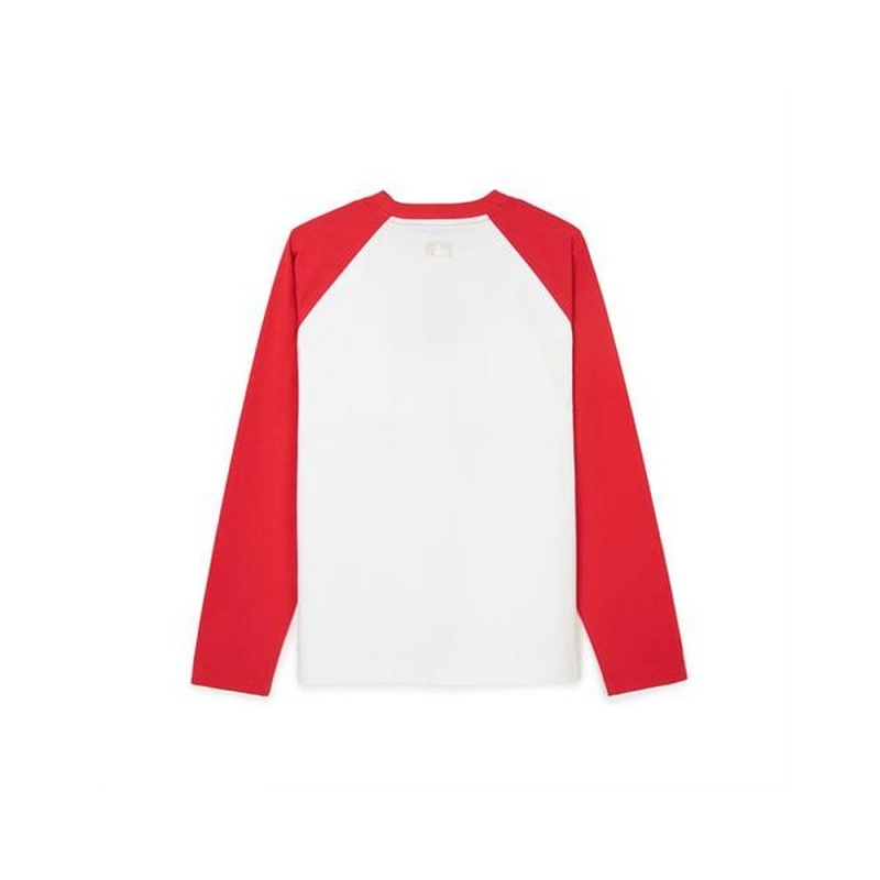 MLB [WMS] Varsity Raglan Loose Fit T Shirts BOSTON REDSOX Tops | BK39-H9FA