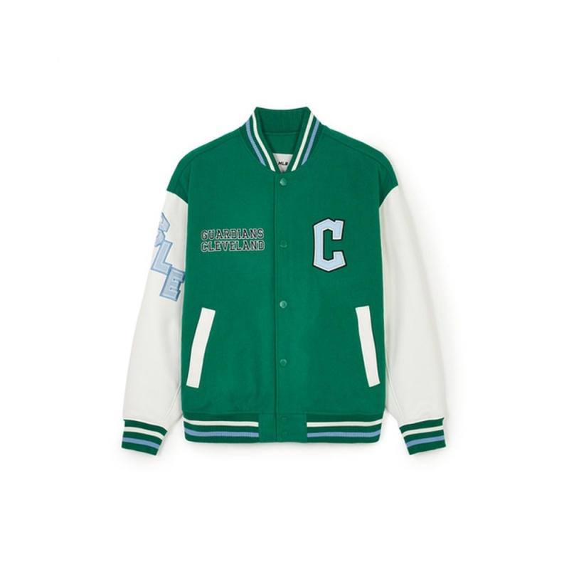 MLB Wool Wappen Varsity Jacket Cleveland Guardians Varsity Jackets | ZA08-K1YK