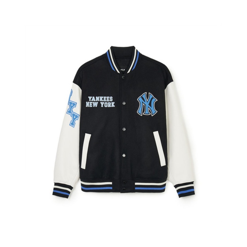 MLB Wool Wappen Varsity Jacket New York Yankees Varsity Jackets | JL43-Y8FZ